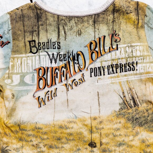 Vanilla Sugar Buffalo Bill Wild West Pony Express Embellished Tee Small - Picture 10 of 13